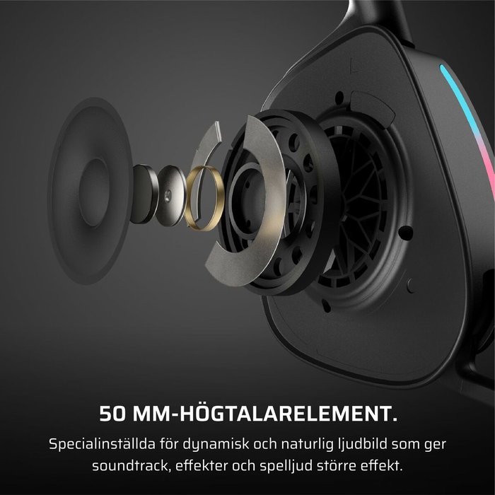 Corsair VOID WIRELESS V2 RGB Gaming Dolby Atmos Negro Carbón Corsair VOID WIRELESS V2 RGB Gaming Dolby Atmos Negro Carbón