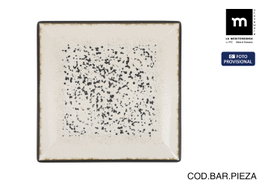 La Mediterranea Plato Llano 24cm Essentia Elite Brillo (6 unidades)