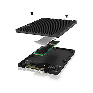 ICY BOX IB-M2U04 Caja externa M.2 PCIe SSD a 2,5 pulg. U.2 ICY BOX IB-M2U04 Caja externa M.2 PCIe SSD a 2,5 pulg. U.2