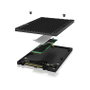 ICY BOX IB-M2U04 Caja externa M.2 PCIe SSD a 2,5 pulg. U.2