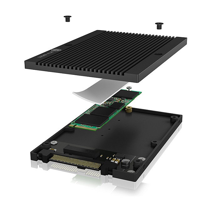 ICY BOX IB-M2U04 Caja externa M.2 PCIe SSD a 2,5 pulg. U.2 ICY BOX IB-M2U04 Caja externa M.2 PCIe SSD a 2,5 pulg. U.2
