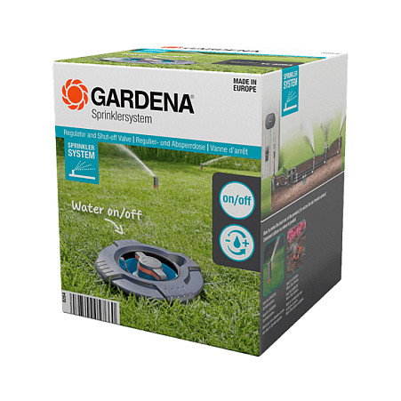 GARDENA Regulier- und Absperrdose para sistema de riego Sprinklersystem