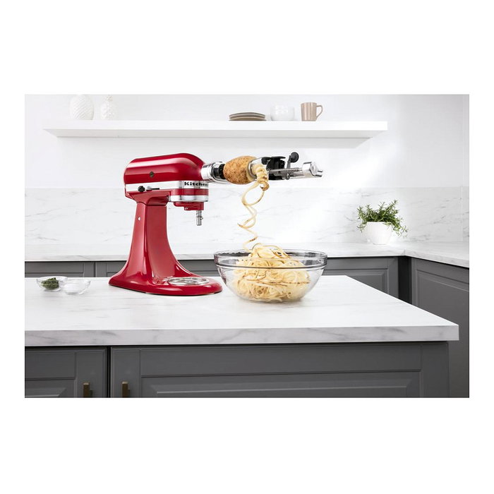 KitchenAid 5KSM1APC Spiralschneider Kit de extensión de acero inoxidable para cortador en espiral