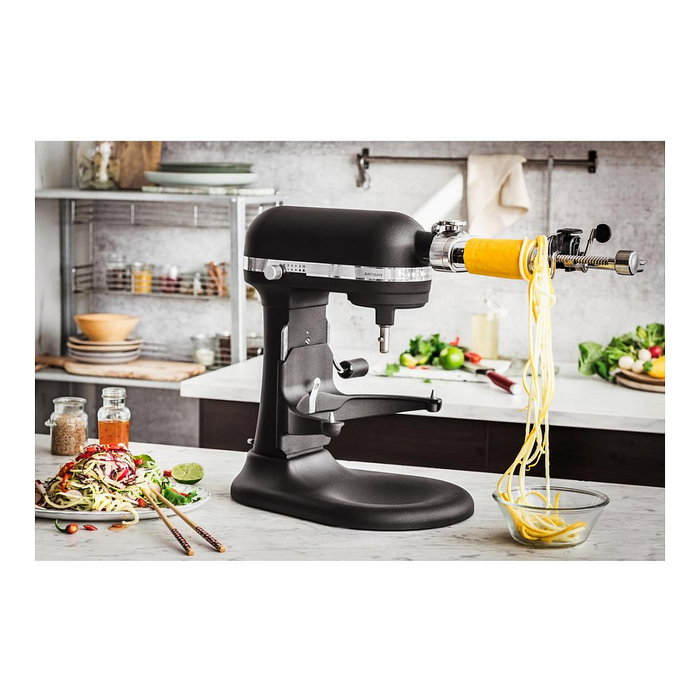 KitchenAid 5KSM1APC Spiralschneider Kit de extensión de acero inoxidable para cortador en espiral