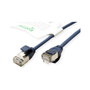 ROLINE GREEN Patchkabel Cat.6A slim 0,5 m Azul