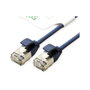 ROLINE GREEN Patchkabel Cat.6A slim 0,5 m Azul