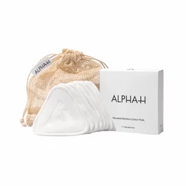 Alpha-H Re-Usable Bamboo Pads Discos limpiadores de bambú, 7 uds