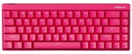 Mchose MC-Ace68Air Teclado Mecánico Gaming 68 Teclas RGB USB-C Layout Polaco Rojo