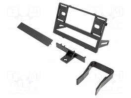 METRA Bastidor de montaje de radio 1 DIN para Honda Prelude 1992-1996, Negro