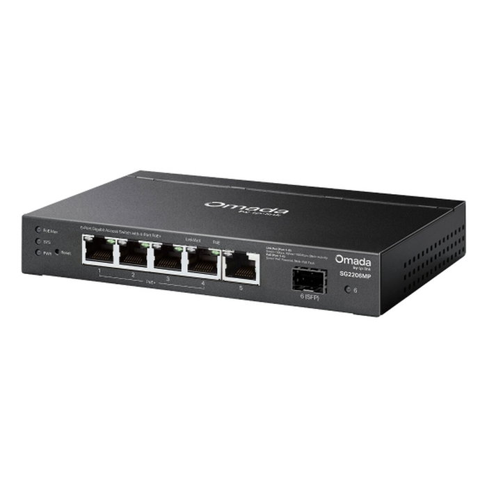 TP-Link SG2206MP Switch L2 Gigabit con PoE y 1 módulo SFP