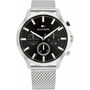 Reloj Hombre Tommy Hilfiger RYDER Negro Plateado