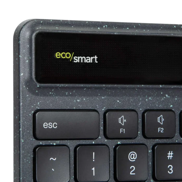 Targus AKB868UK - Teclado Inalámbrico Bluetooth 5.2 Retroiluminado QWERTY UK Inglés, Completo 100% Ergonómico con Teclado Numérico, Negro, Sostenible y Antimicrobiano