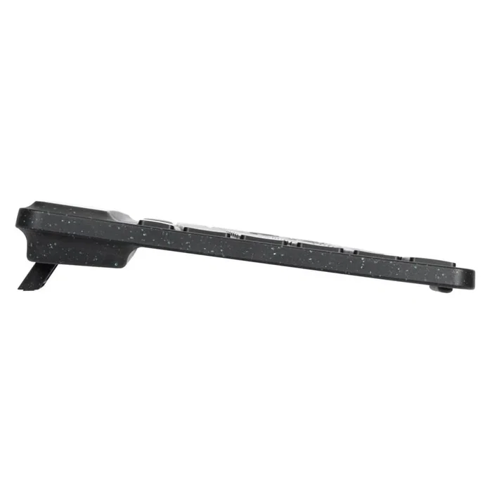 Targus AKB868UK - Teclado Inalámbrico Bluetooth 5.2 Retroiluminado QWERTY UK Inglés, Completo 100% Ergonómico con Teclado Numérico, Negro, Sostenible y Antimicrobiano