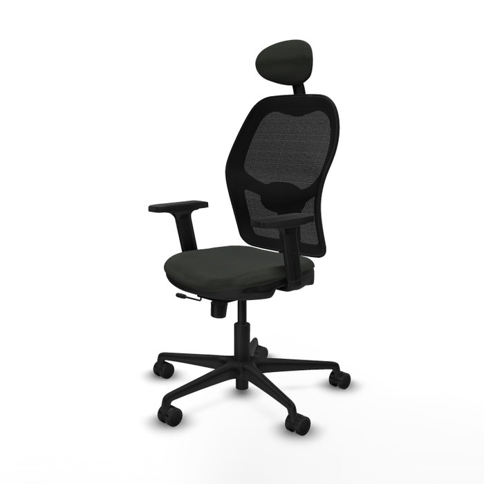 PIQUERAS Y CRESPO Silla de oficina Jorquera con mecanismo Sincro/Traslack y Brazos 2D