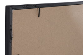 DKD Home Decor 2 Espejo Loft Negro 90 x 150 x 2 cm