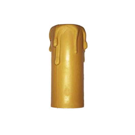 Solera 853 Vela Corta para Portalámparas E14 Crema 6,8cm Termoplástico