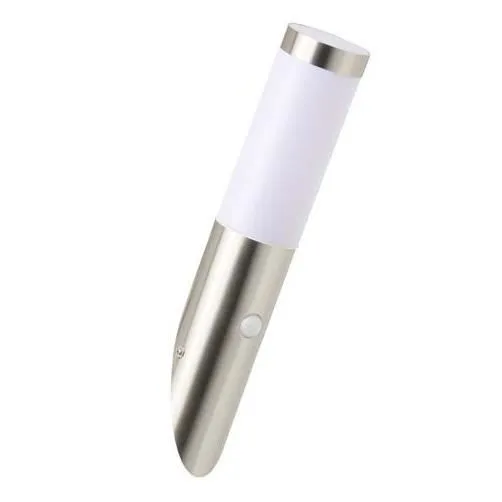 Brilliant Aplique de exterior Chorus con Detector en acero inoxidable satinado Brilliant Aplique de exterior Chorus con Detector en acero inoxidable satinado