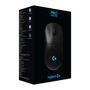 Logitech PRO Wireless Gaming Mouse, RF Wireless, Tecnología Lightspeed, Sensor HERO, Polímero de Litio (LiPo), Negro