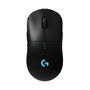 Logitech PRO Wireless Gaming Mouse, RF Wireless, Tecnología Lightspeed, Sensor HERO, Polímero de Litio (LiPo), Negro