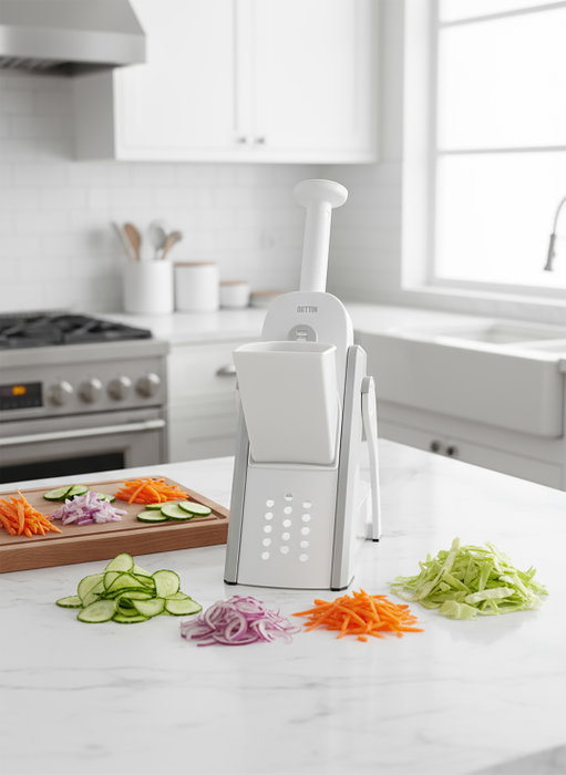 Quttin Cortador de Verduras Vertical 4 en 1