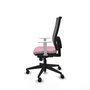 PIQUERAS Y CRESPO Silla de oficina Horna Rosa con mecanismo Sincro