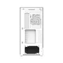 ZALMAN P40 Prism White Midi Tower Blanco