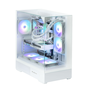 Zalman P40 Prism White Midi Tower Blanco con Iluminación RGB para PC
