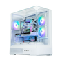 Zalman P40 Prism White Midi Tower Blanco con Iluminación RGB para PC