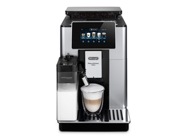 De'Longhi PrimaDonna Soul ECAM610.55.SB Cafetera Superautomática, 2 Tubos de Leche, LatteCrema, Cuerpo de Aluminio, 19 Bares, Color Plata/Negro