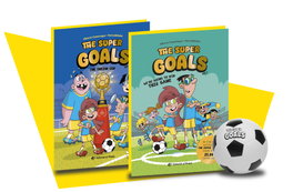 DEL PIRATA, EDICIONS The Super Goals Box Set: 2 books + Soccer ball