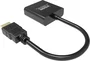 Vision TC-HDMIVGA/BL Adaptador HDMI Macho a VGA Hembra, Resolución 1920x1080 Full HD, Cable 0.23m, HDMI 1.4b, Negro