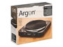 Argon Hornillo Eléctrico Negro, 1500W, Placa Calefactora, Dimensiones 23.5 x 27 x 7 cm (Set de 6)