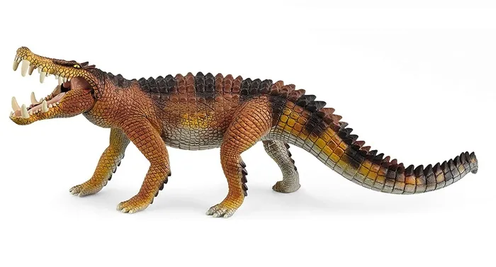 SCHLEICH Figurina de Dinosaurio Kaprosuchus - Figura Coleccionable Cretácico, Cocodrilo Jabalí