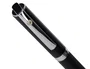 Belius Turbo Roller y estuche aluminio textura punteada negro plateado tinta negro caja de diseño