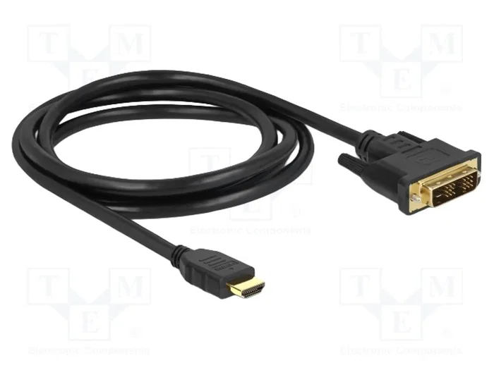 DeLOCK Cable bidireccional HDMI a DVI 18+1 de 1,5 m DeLOCK Cable bidireccional HDMI a DVI 18+1 de 1,5 m