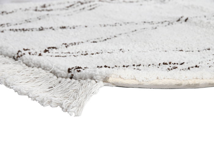 DKD Home Decor Alfombra Etnik 23 Boho Beige Negro 100 x 3 x 175 cm