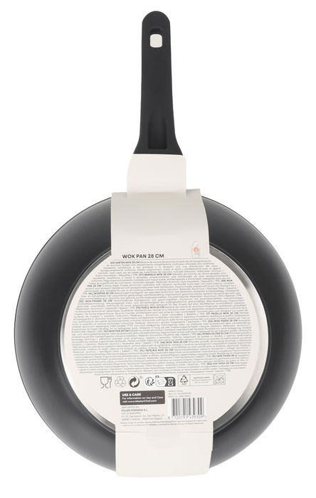 Masterchef Sartén Wok 28 cm Aluminio Forjado 3.0 mm Antiadherente 3 capas (6 Unidades) Masterchef Sartén Wok 28 cm Aluminio Forjado 3.0 mm Antiadherente 3 capas (6 Unidades)