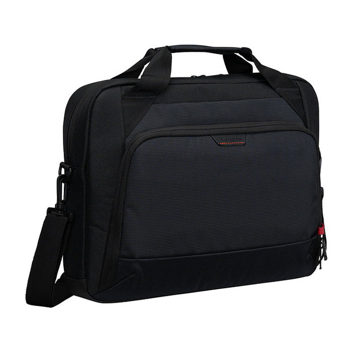 Targus EcoSmart Maletín para Portátil de 15-16 Pulgadas Negro y Rojo