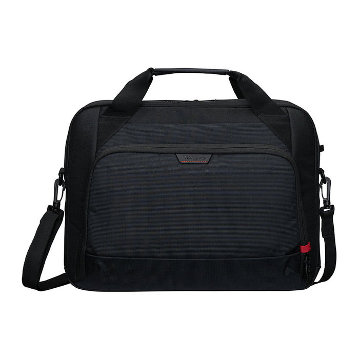 Targus EcoSmart Maletín para Portátil de 15-16 Pulgadas Negro y Rojo