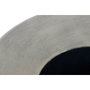 DKD Home Decor Set de 2 Maceteros Metálicos Negro 33x33x67 cm