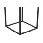 DKD Home Decor Set de 2 Maceteros Metálicos Negro 33x33x67 cm
