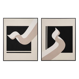 Cuadro Pintura Abstracto 2/M Lienzo 122 X 152 cm (Set de 2)
