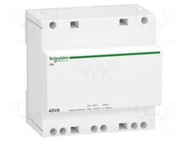 SCHNEIDER ELECTRIC ACTI9 Transformador de red 40VA 230VAC 12V/24V para raíl DIN