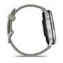 Garmin Venu 4 45 mm Plata con Correa de Silicona Gris