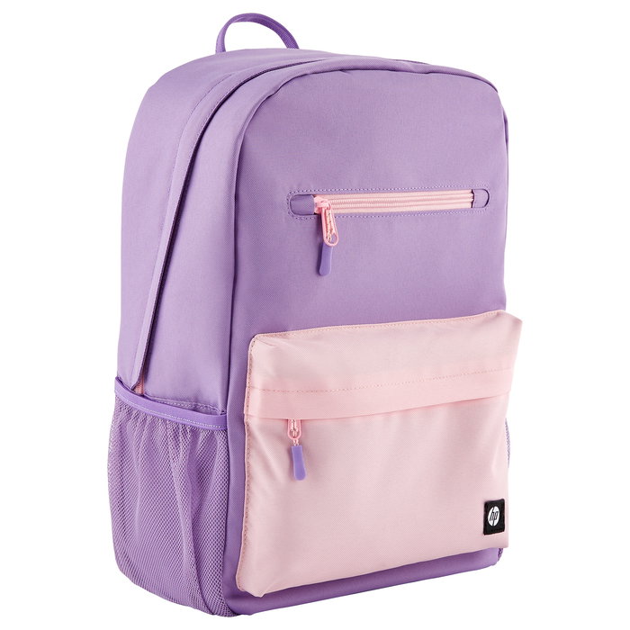 HP Mochila Campus Lavanda - Mochila Resistente al Agua para Portátil de 15.6 Pulgadas (39.6 cm), Compartimento para Tableta, Poliéster Reciclado