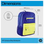HP Mochila Campus Lavanda - Mochila Resistente al Agua para Portátil de 15.6 Pulgadas (39.6 cm), Compartimento para Tableta, Poliéster Reciclado