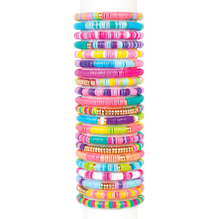 World Brands MR89088 Fábrica de Pulseras para Niños +8 Años Español - Kit Creativo con Base, Carrusel de Cuentas y Varilla de Enhebrado
