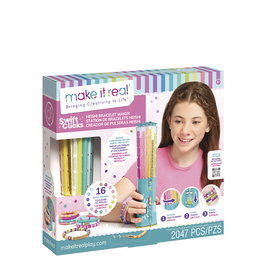 World Brands MR89088 Fábrica de Pulseras para Niños +8 Años Español - Kit Creativo con Base, Carrusel de Cuentas y Varilla de Enhebrado