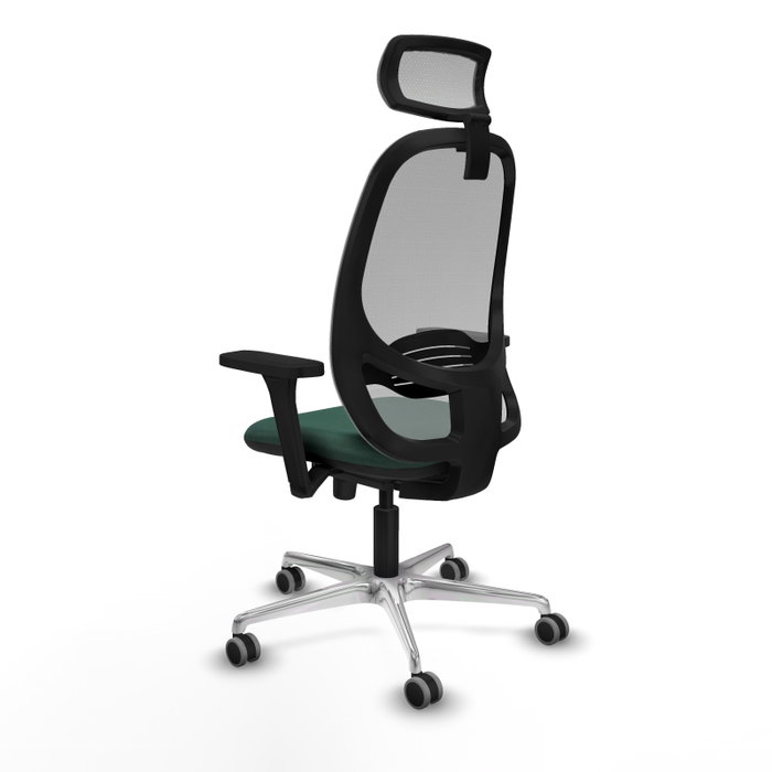 PIQUERAS Y CRESPO Silla de oficina Cilanco con mecanismo Sincro, Verde botella y Gris PIQUERAS Y CRESPO Silla de oficina Cilanco con mecanismo Sincro, Verde botella y Gris