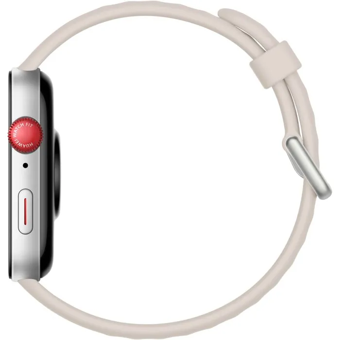 HUAWEI Watch Fit 3 Reloj Inteligente, Pantalla AMOLED de 1.82 Pulgadas, Color Blanco